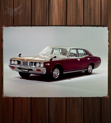 Металлическая табличка Nissan Cedric (330)